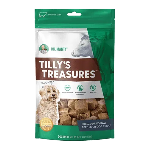 Tilly’s Treasures 100% Freeze-Dried Raw Beef Liver Dog Treats